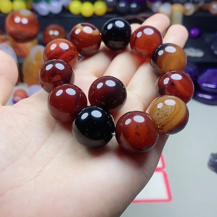 玛瑙/玉髓吊坠(不含链)未镶嵌冰*虎