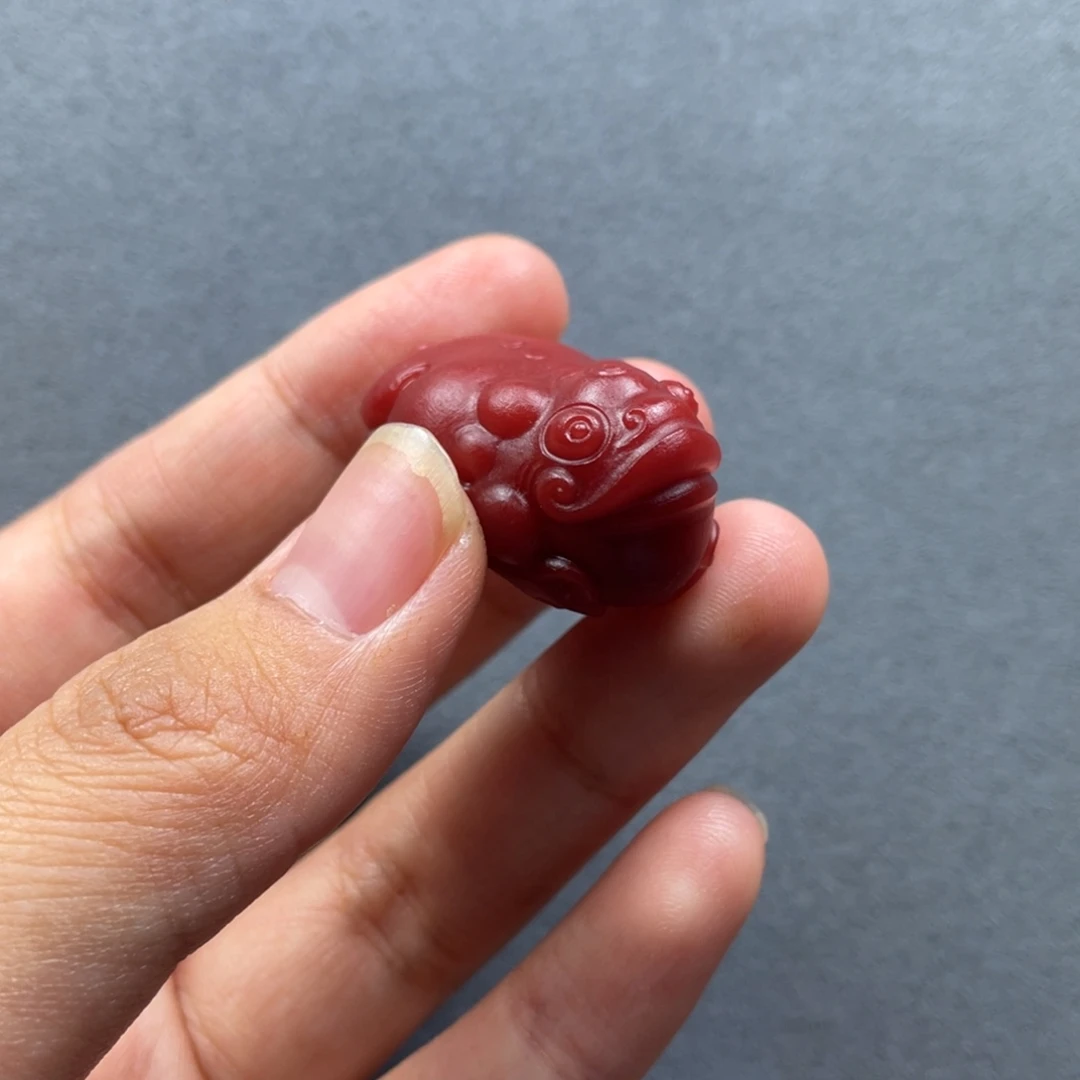 未镶嵌配饰南红玛瑙金蟾