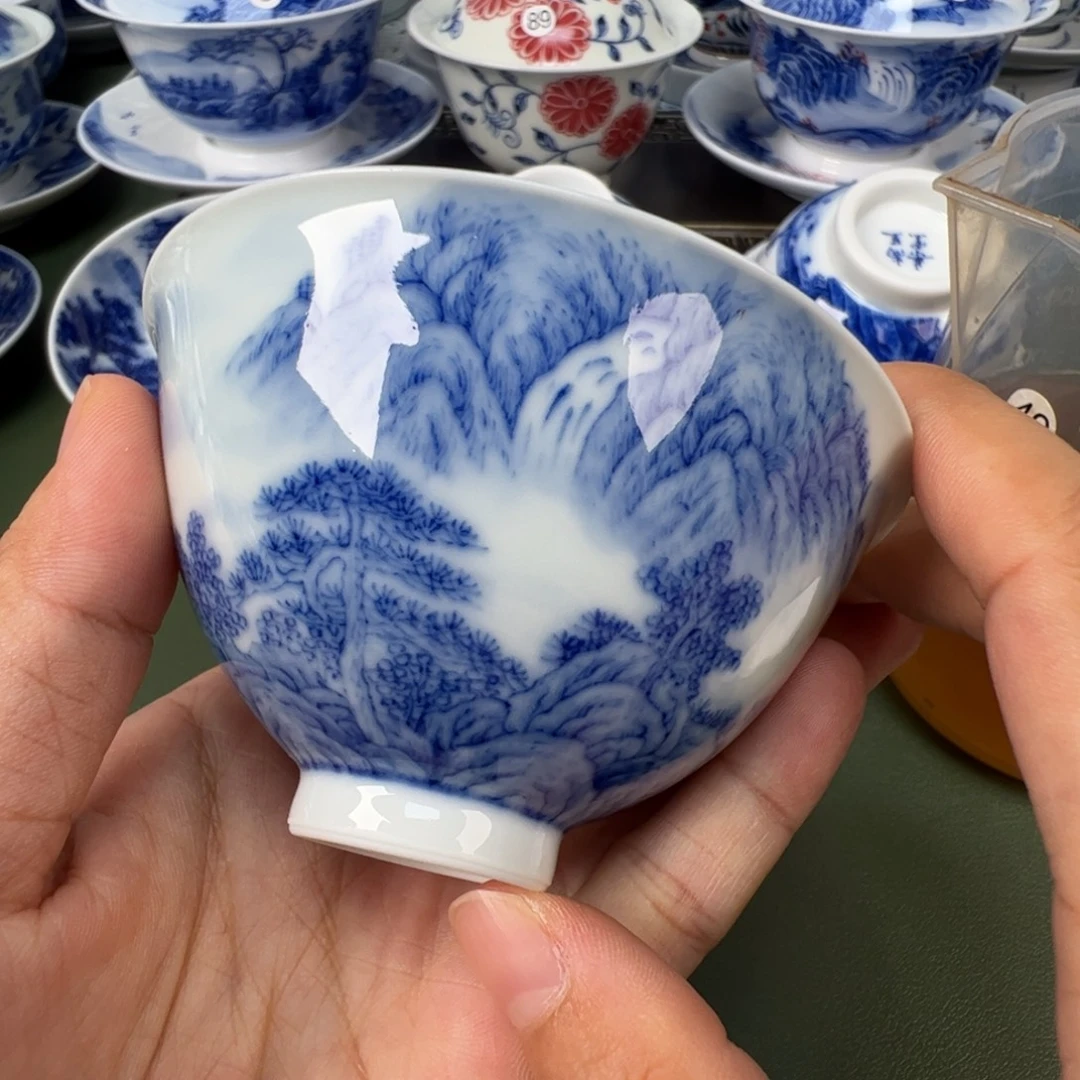 景德镇纯手工纯手绘茶具木木65