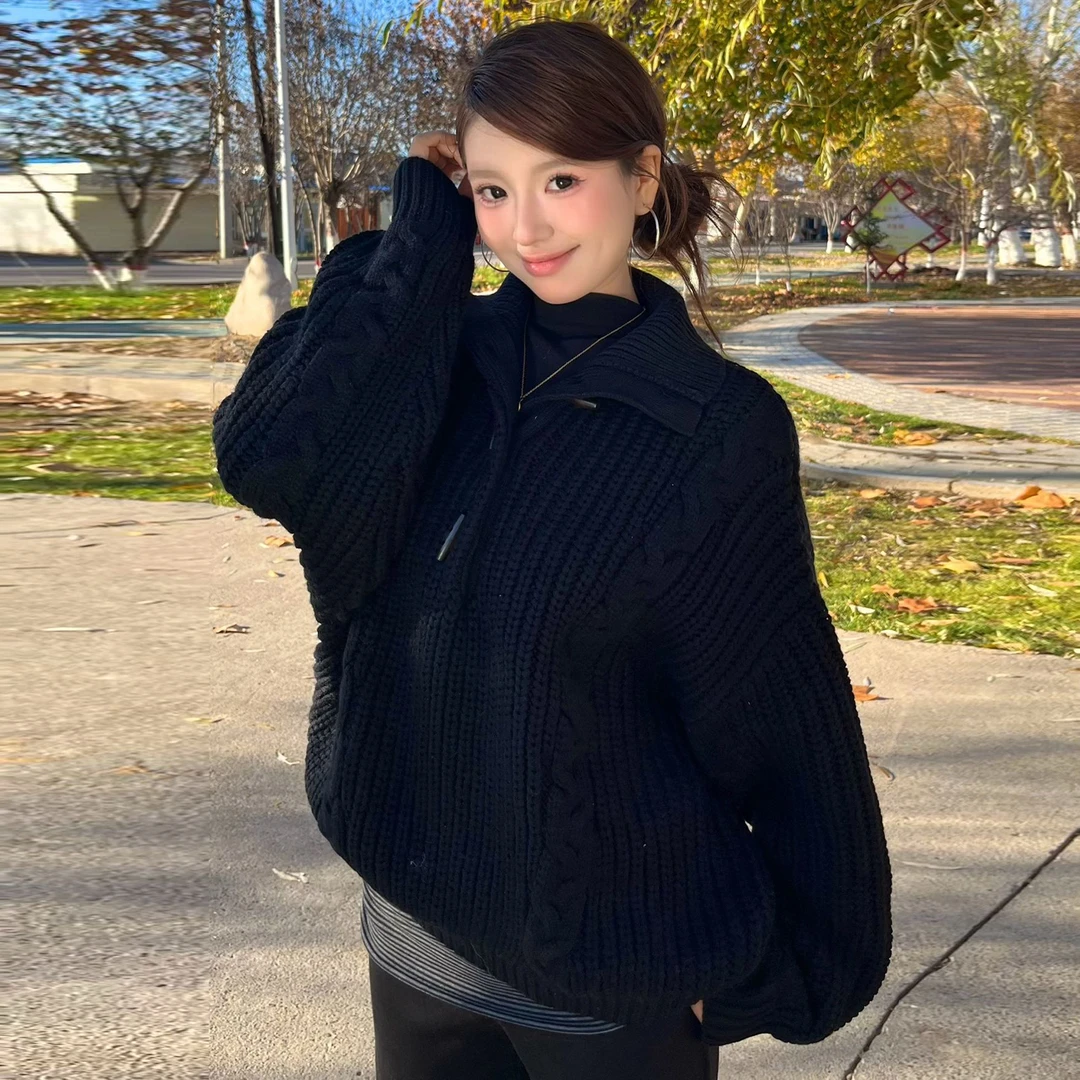 黑色高领毛衣女可外穿内搭秋冬季2025新款慵懒高级感针织加厚上衣