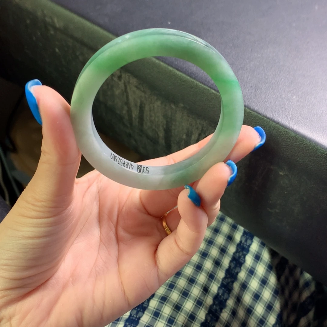 定制翡翠未镶嵌手镯51-52