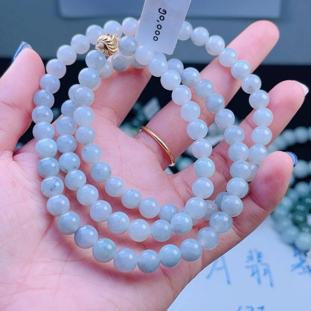 定制翡翠未镶嵌珠串
