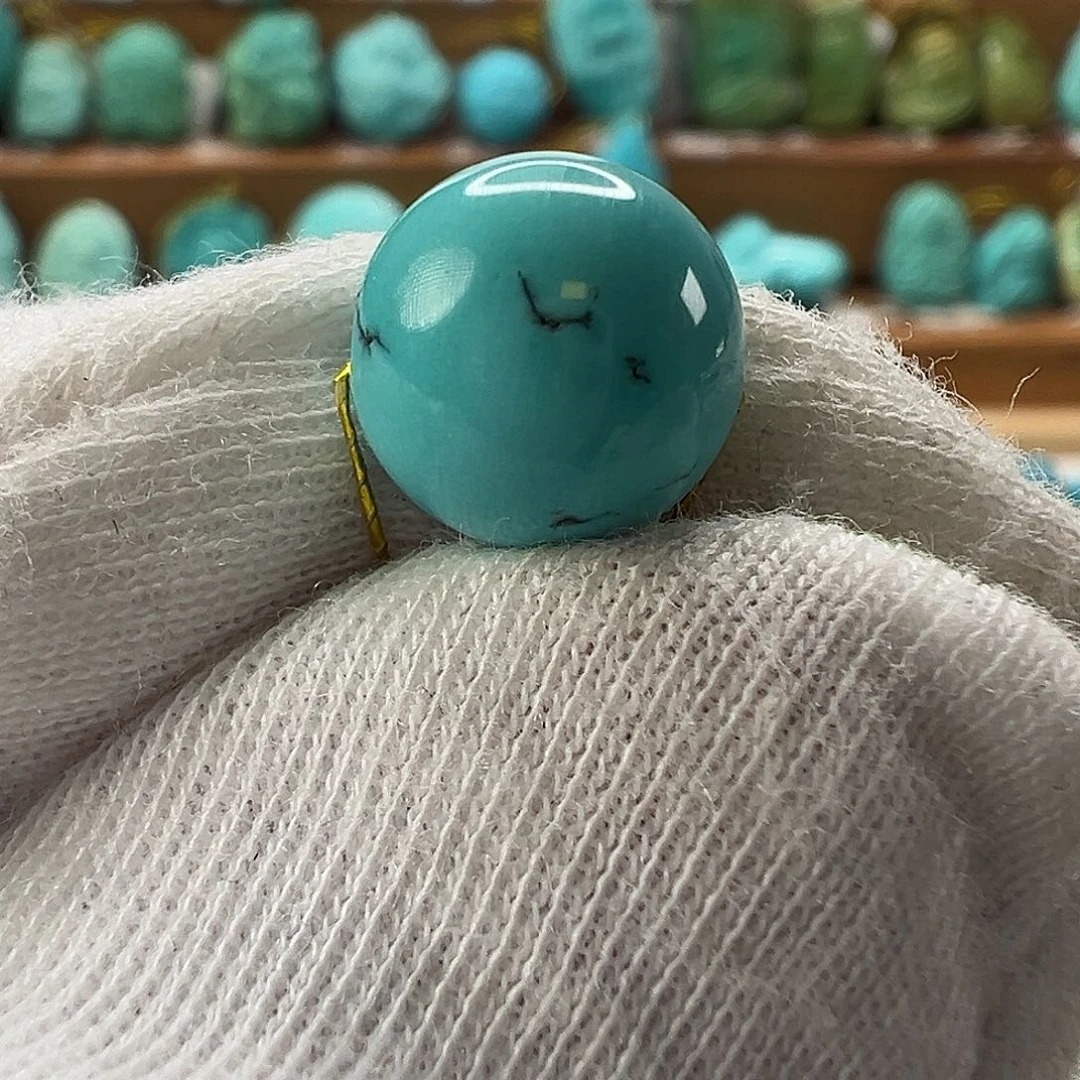 绿松石圆珠未镶嵌