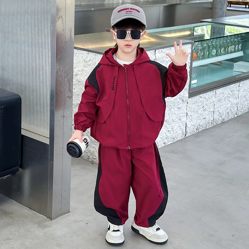 男童秋装套装2025年款宝宝秋季衣服儿童潮酷痞帅炸街服装潮牌童装