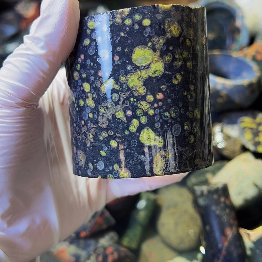 梅花玉鱼缸石茶周边微瑕不退不换