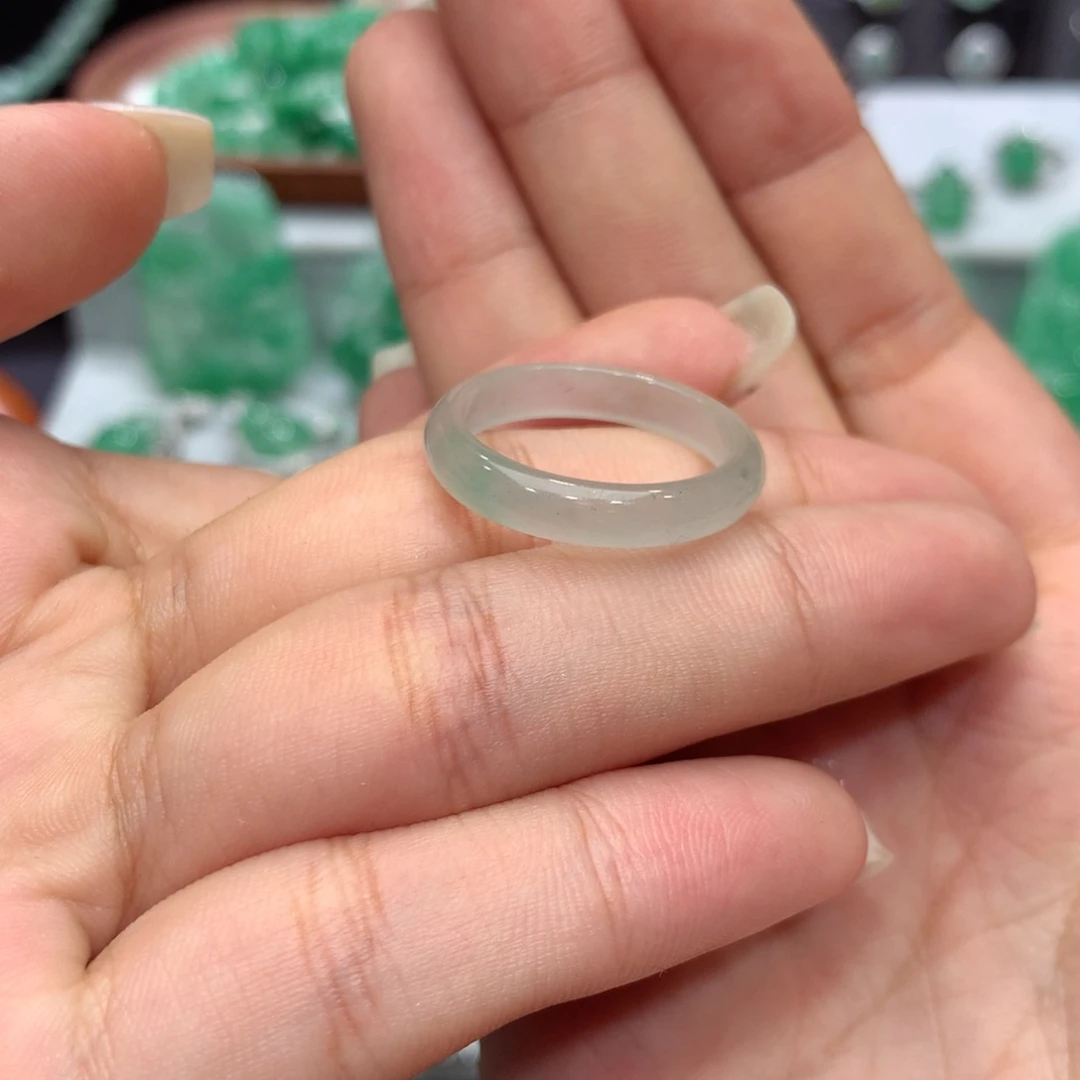 颈饰银S925镶嵌石英质玉（非洲翠）b****B