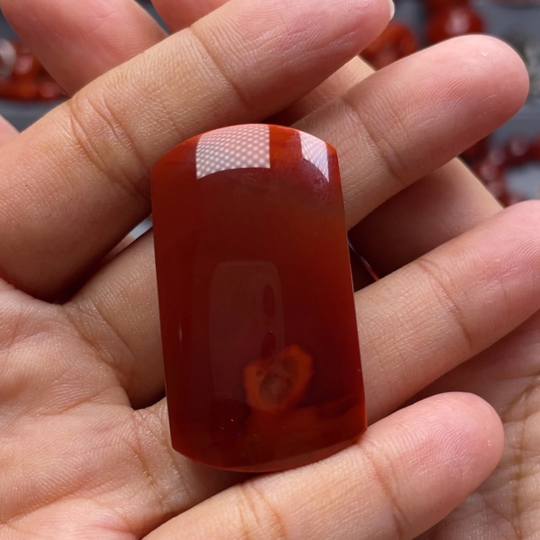 南红玛瑙未镶嵌珠宝奇石无事牌吊坠