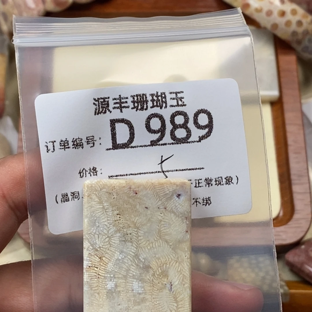 仄***言硅化玉未镶嵌颈饰