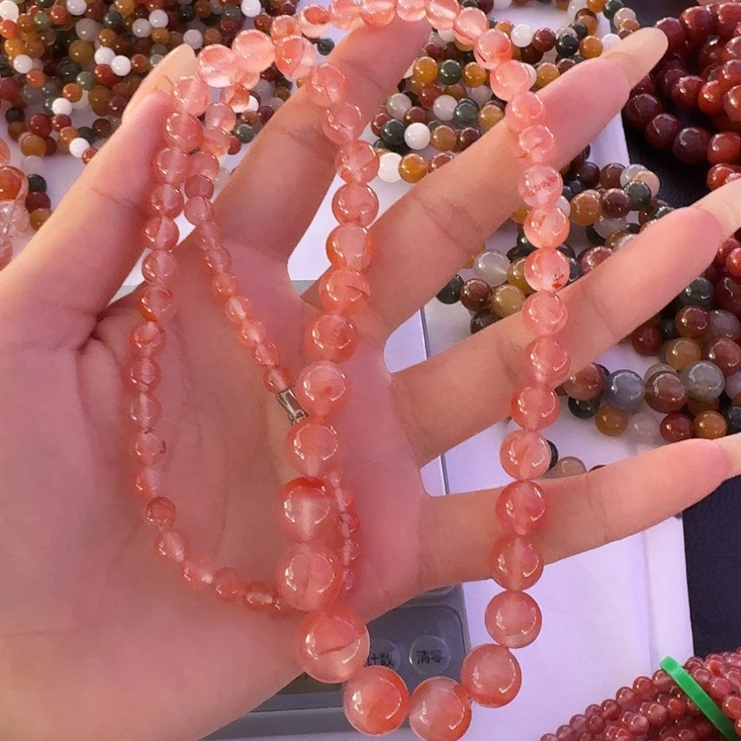 未镶嵌颈饰水晶花****胖项链