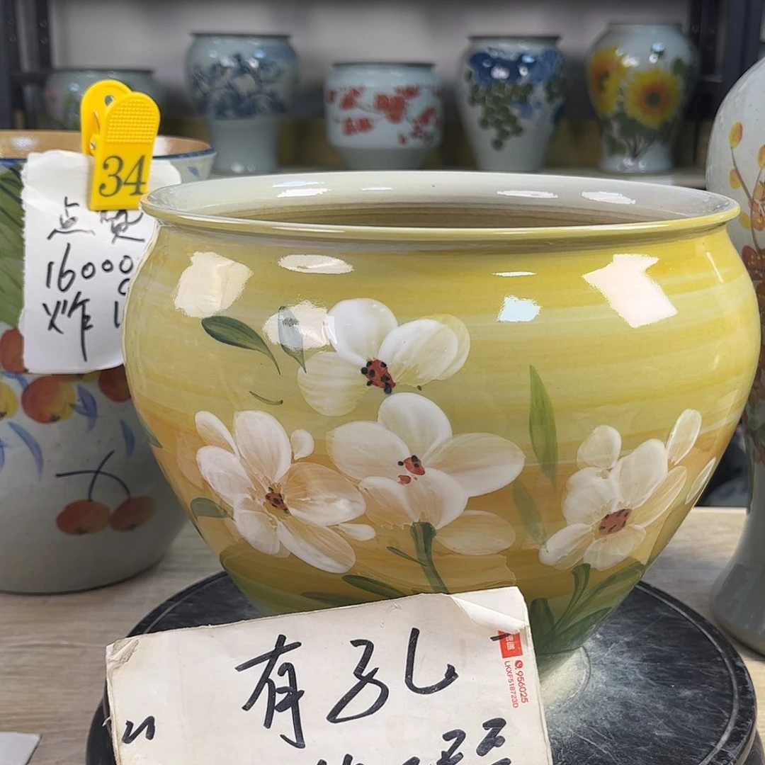 罐1tc景德镇陶瓷花盆