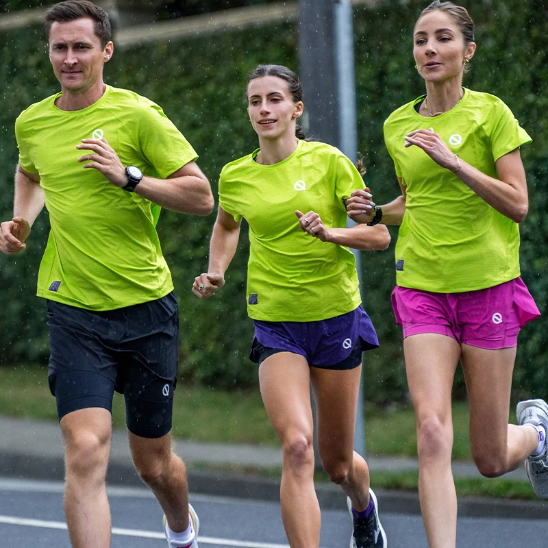 【套装】轻功跑步大众套装百叶窗短袖二合一训练短裤组合装