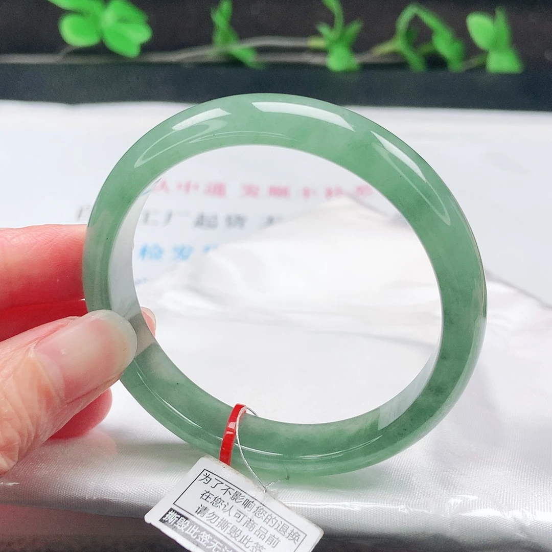 未镶嵌手镯翡翠54圈