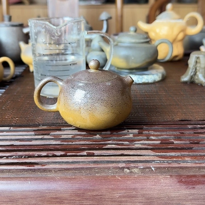 紫砂茶壶坭兴陶龙窑柴烧大寺