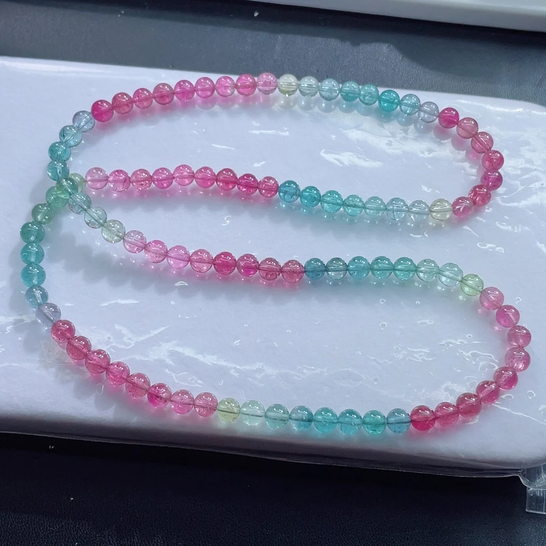 手链碧玺未镶嵌6.2mm左右