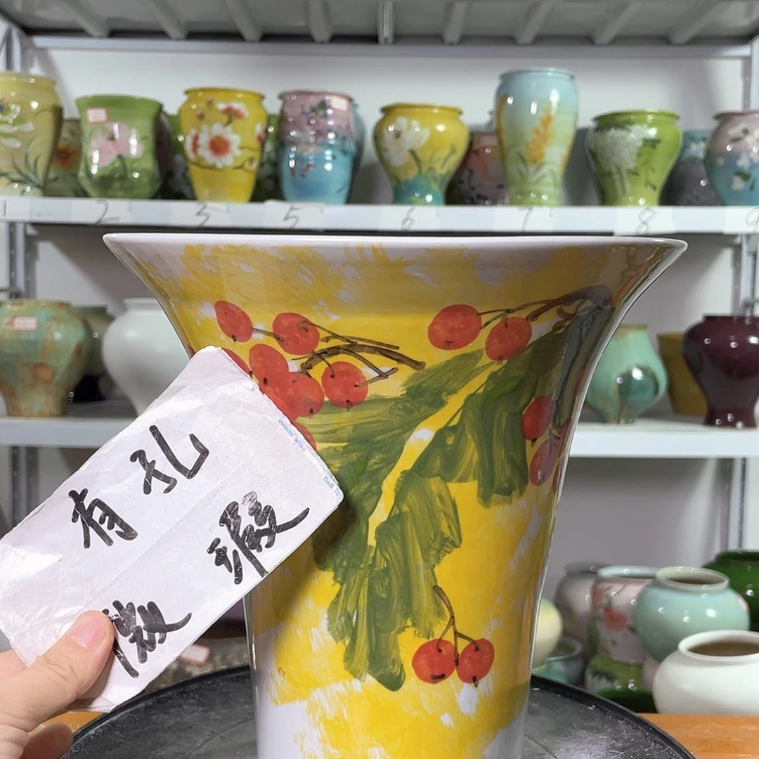 景德镇陶瓷花盆花器暇256