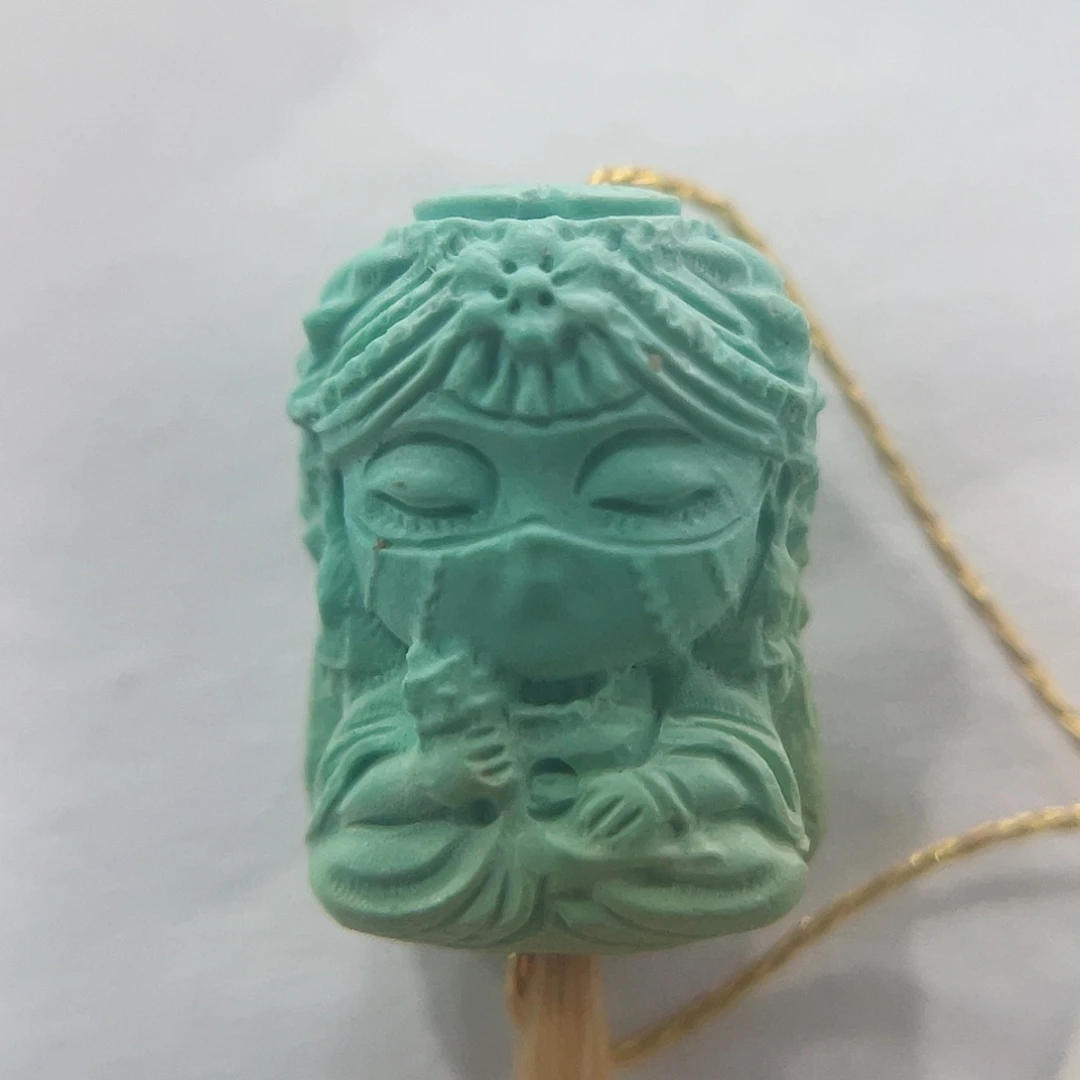 未镶嵌绿松石珠宝奇石