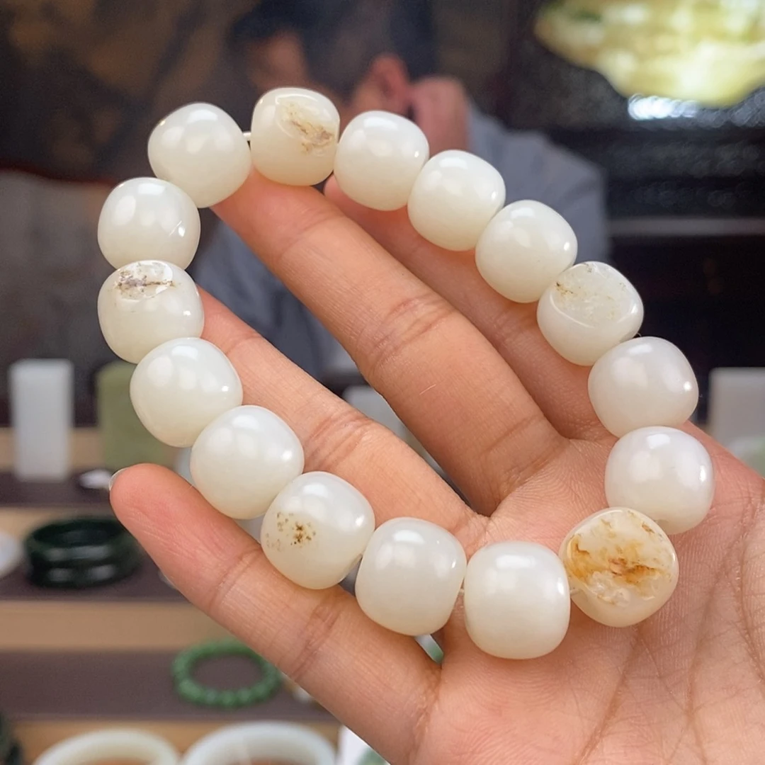 【闪购商品】和田玉手串未镶嵌云*狼