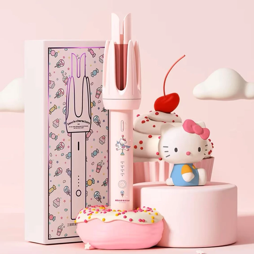 三丽鸥授权可爱全自动卷发棒持久定型不伤发32mm女生发型