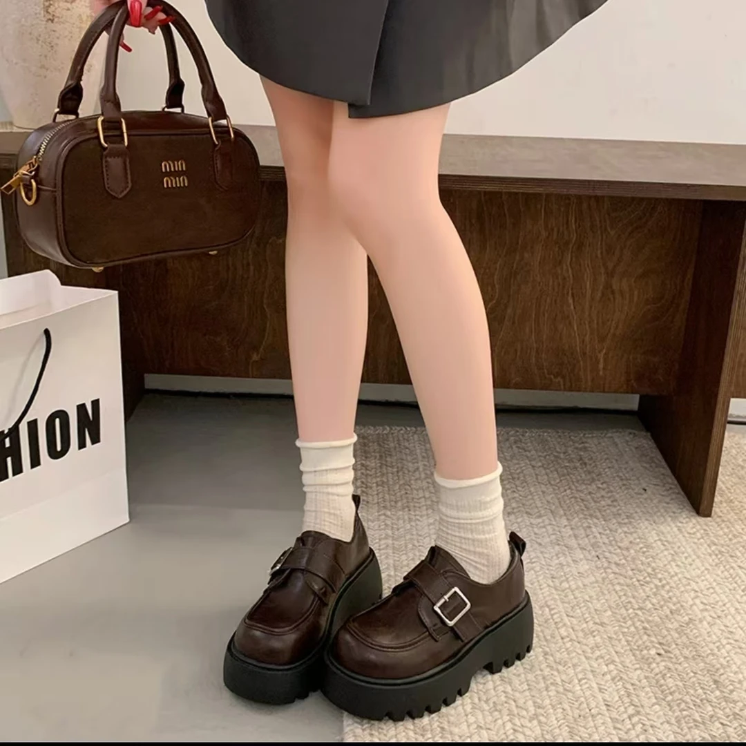 编码081-260勃肯雪地靴秋冬时尚加绒英伦圆头时尚韩版女鞋