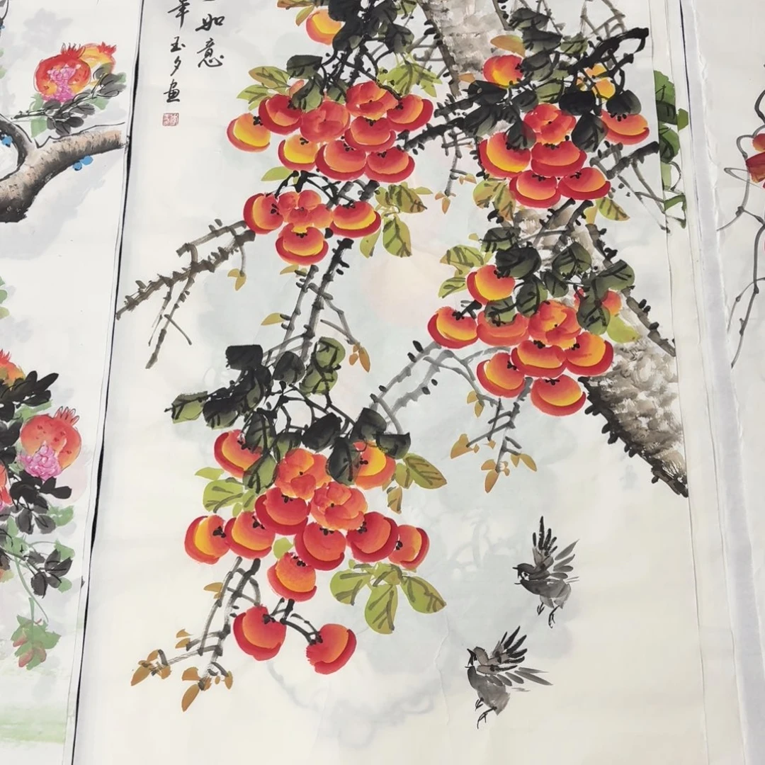 国画140×70画画画画