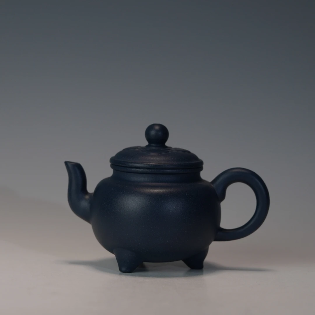 lot.22849 王勤仙 绿泥大彬如意壶 90cc