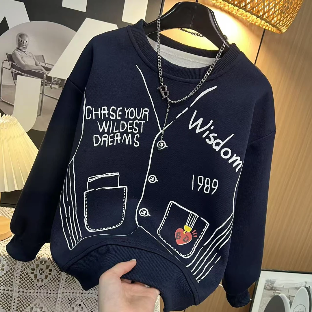 趣味涂鸦~25个性穿搭时尚休闲百搭宽松卫衣10388