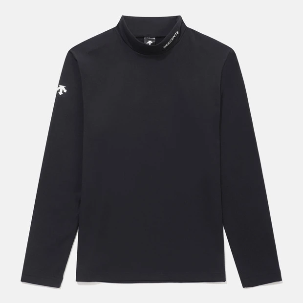 DESCENTE/迪桑特户外舒适百搭简约时尚LOGO高领运动T恤SQ323STL91