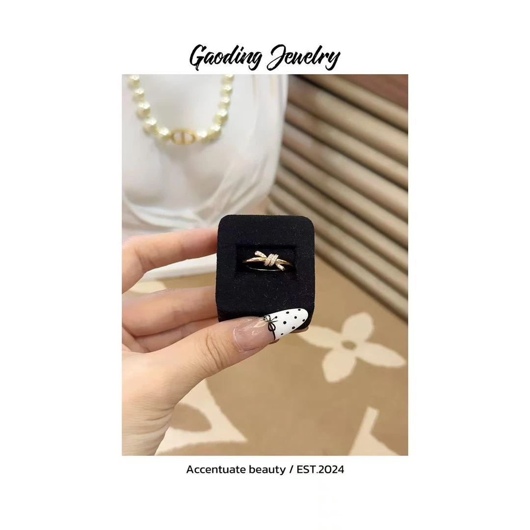 梦源 JZ(绳结指）气质时尚窄版围巾 个性ins镶嵌T73 T74