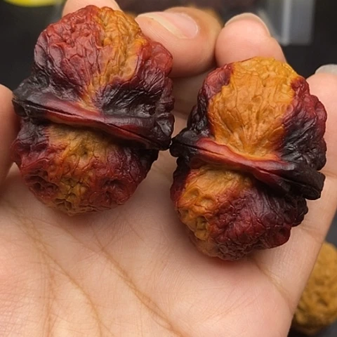 文玩核桃把件46尺巨无霸