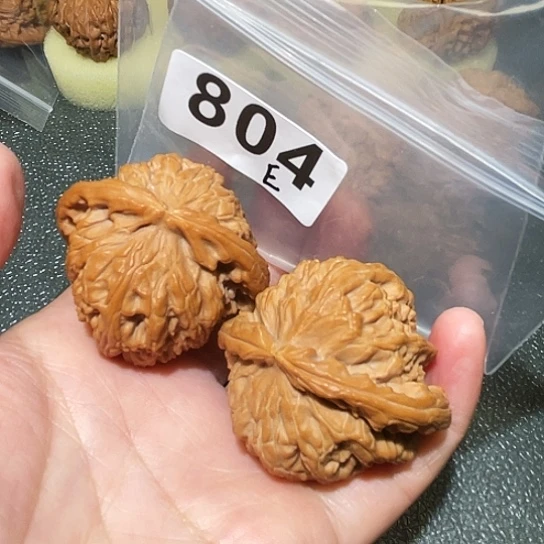 吊坠文玩核桃白狮子45