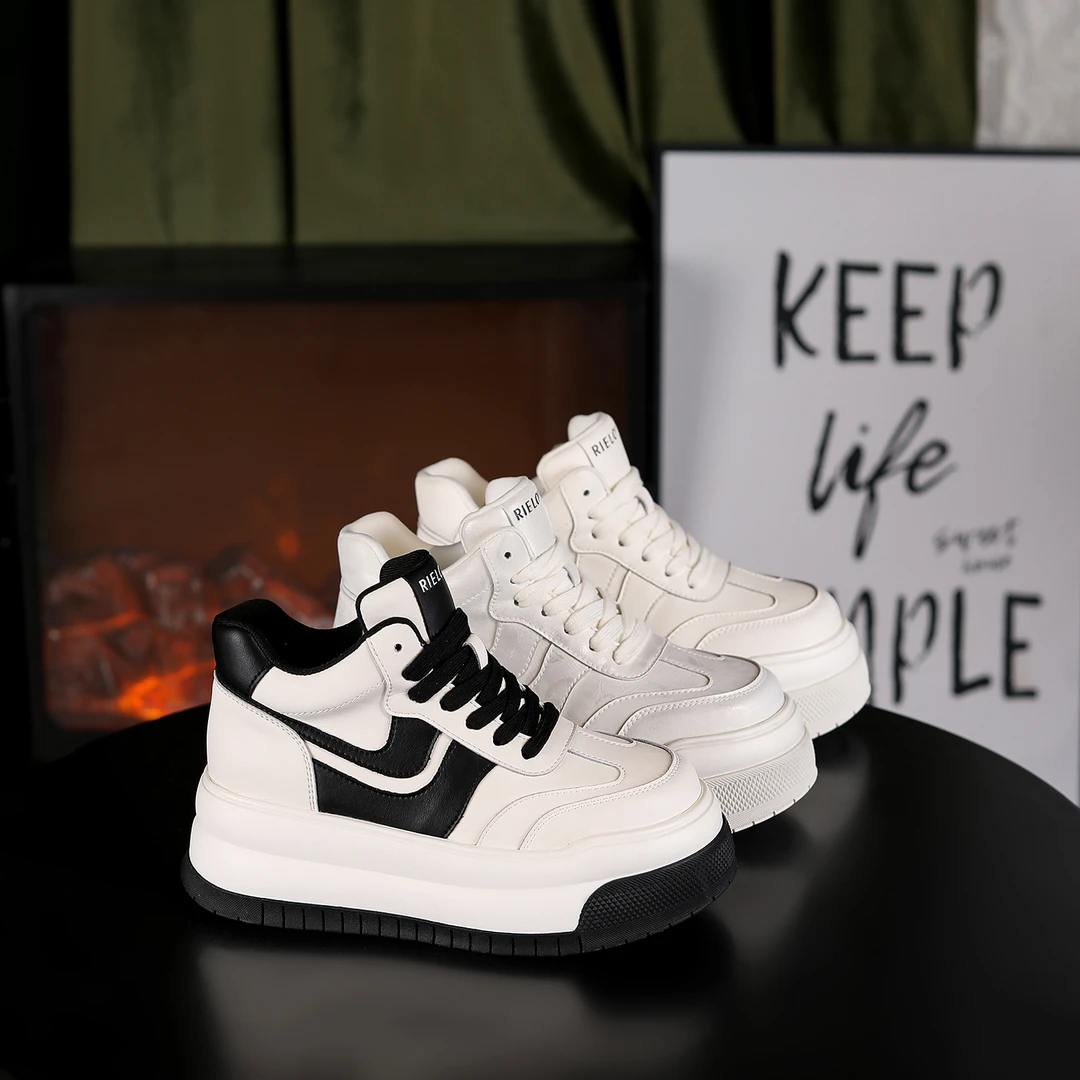 【阿布女鞋●冬雪】增高6cm时尚潮流百搭女士休闲鞋  2207