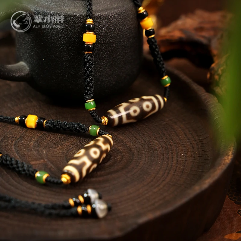 翠小胖三号店 七眼玛瑙项链CTZA81 多样性发1