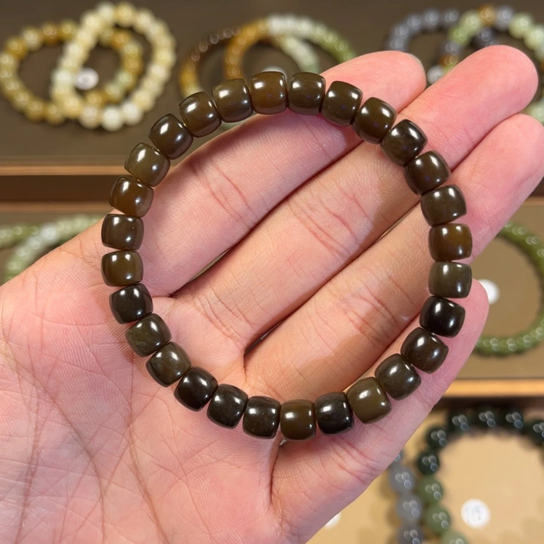 未镶嵌手串和田玉冉*