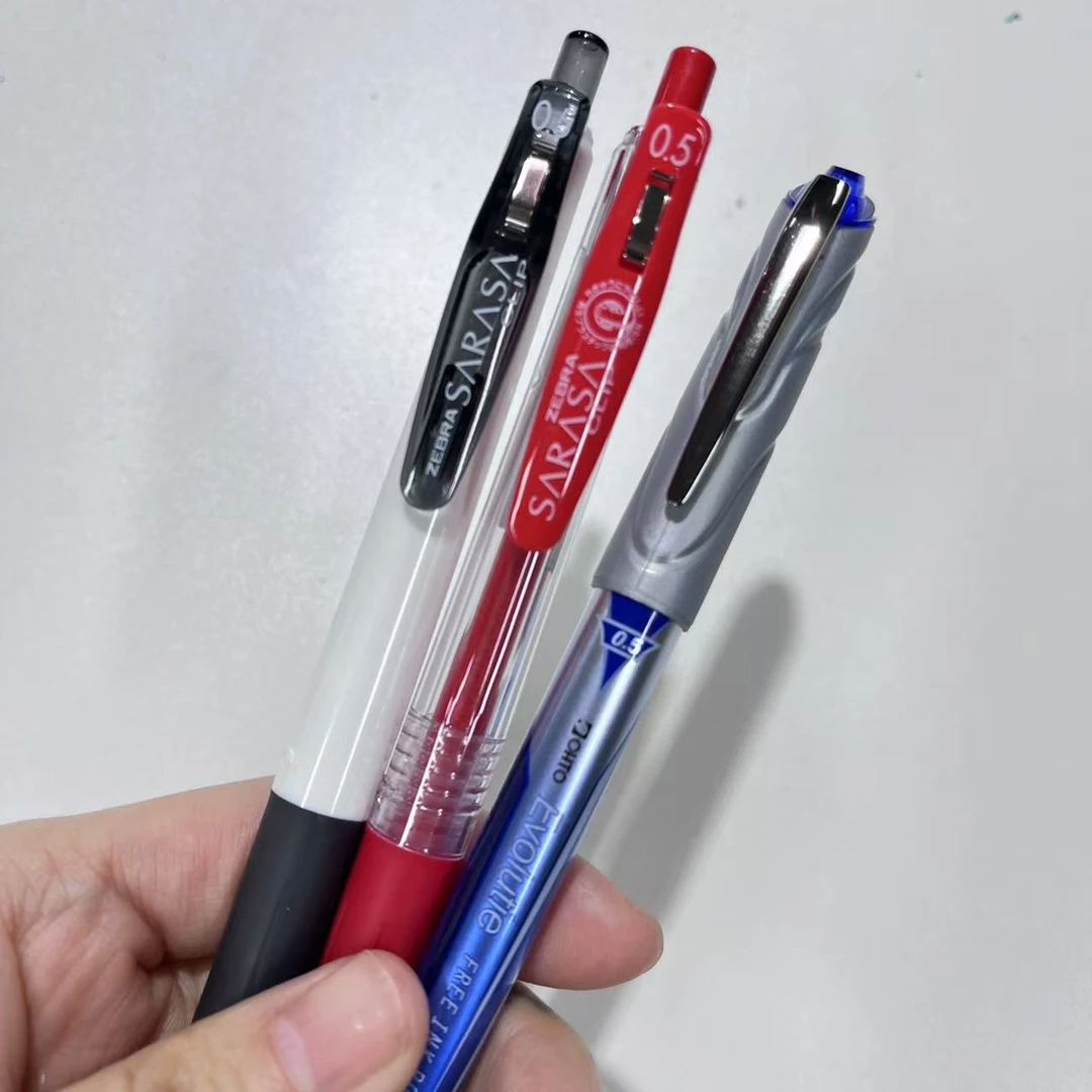 进口日系5支装 中性笔刷题笔0.5刷题速干笔