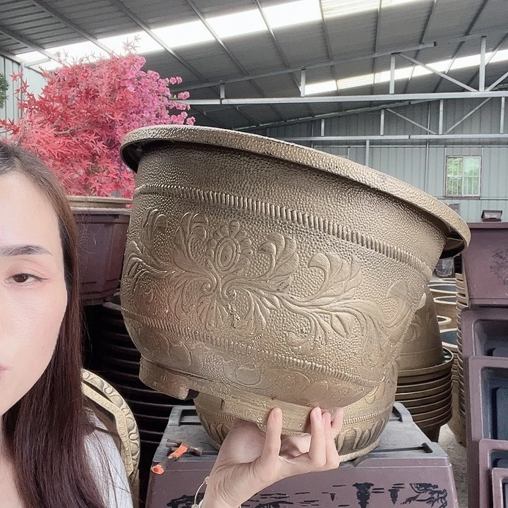 四十口径花盆2个有孔