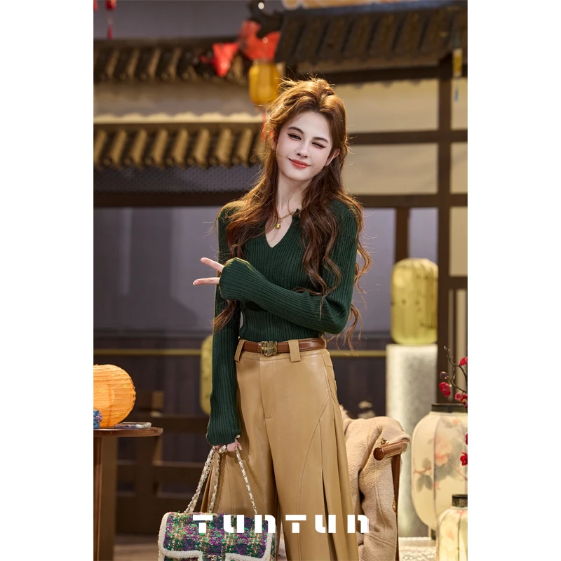 1月11号上新【时来运转·不焦绿】毛织衫