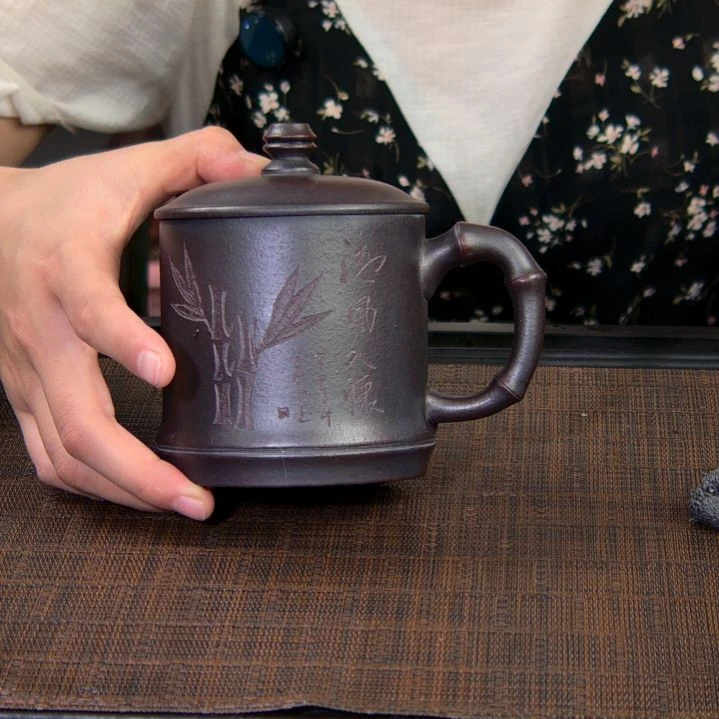 茶杯紫砂高货放漏