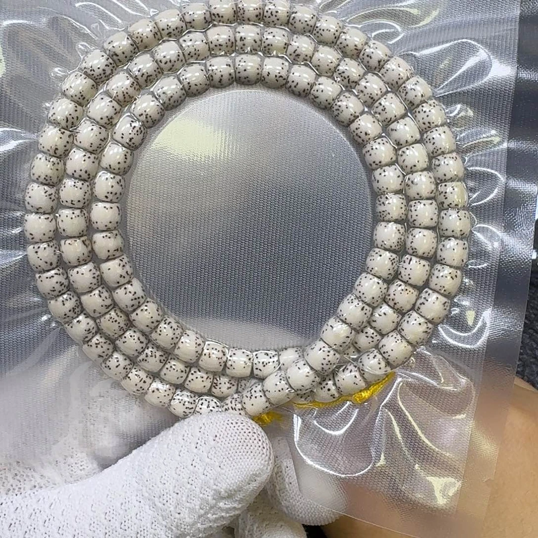 星月菩提手串8*7原生态大留白直切