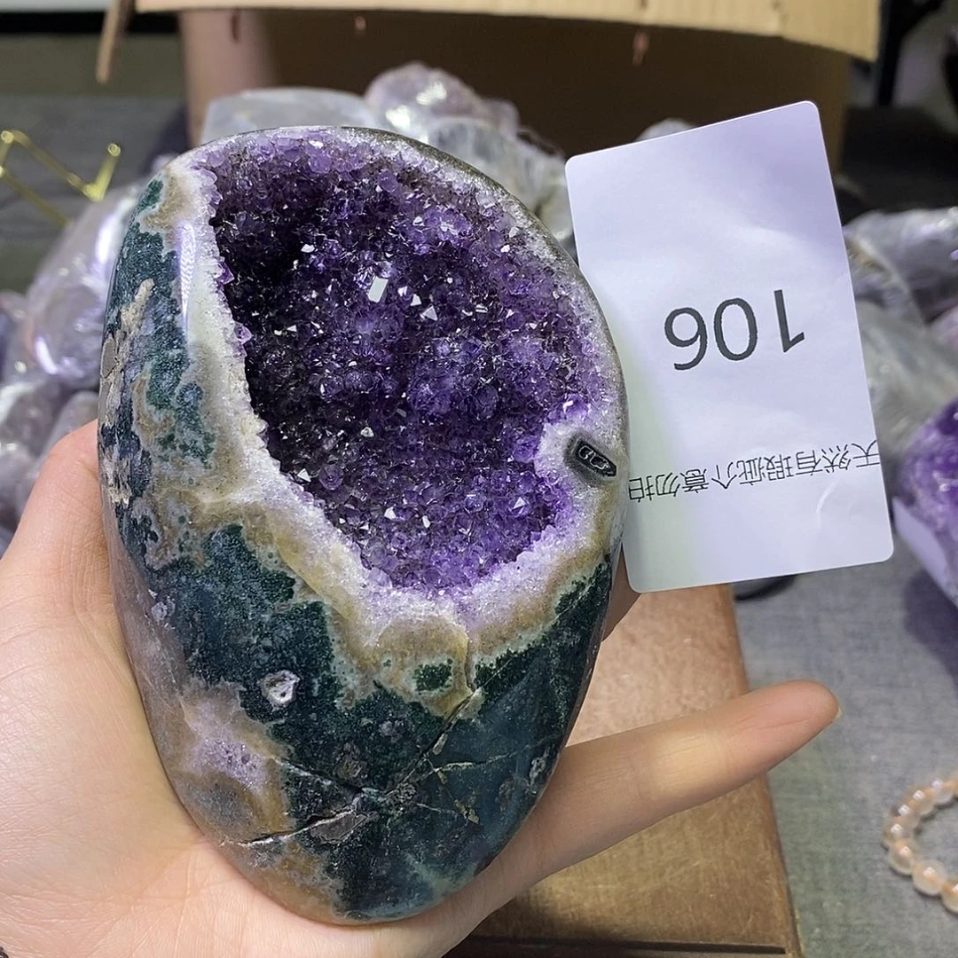 珠宝半成品未镶嵌紫晶