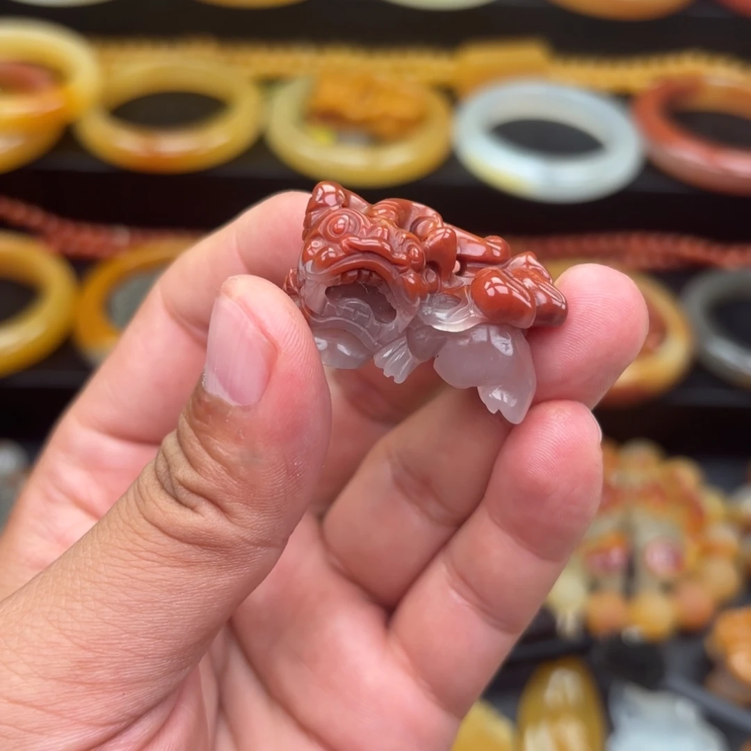 石英质玉（黄龙玉）未镶嵌手链