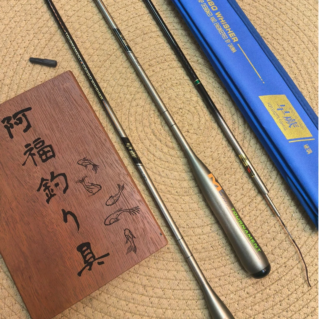 【阿福】ちゃん新品 早蕨  超细超轻高碳46T鲫鱼竿28调高碳超硬台钓竿