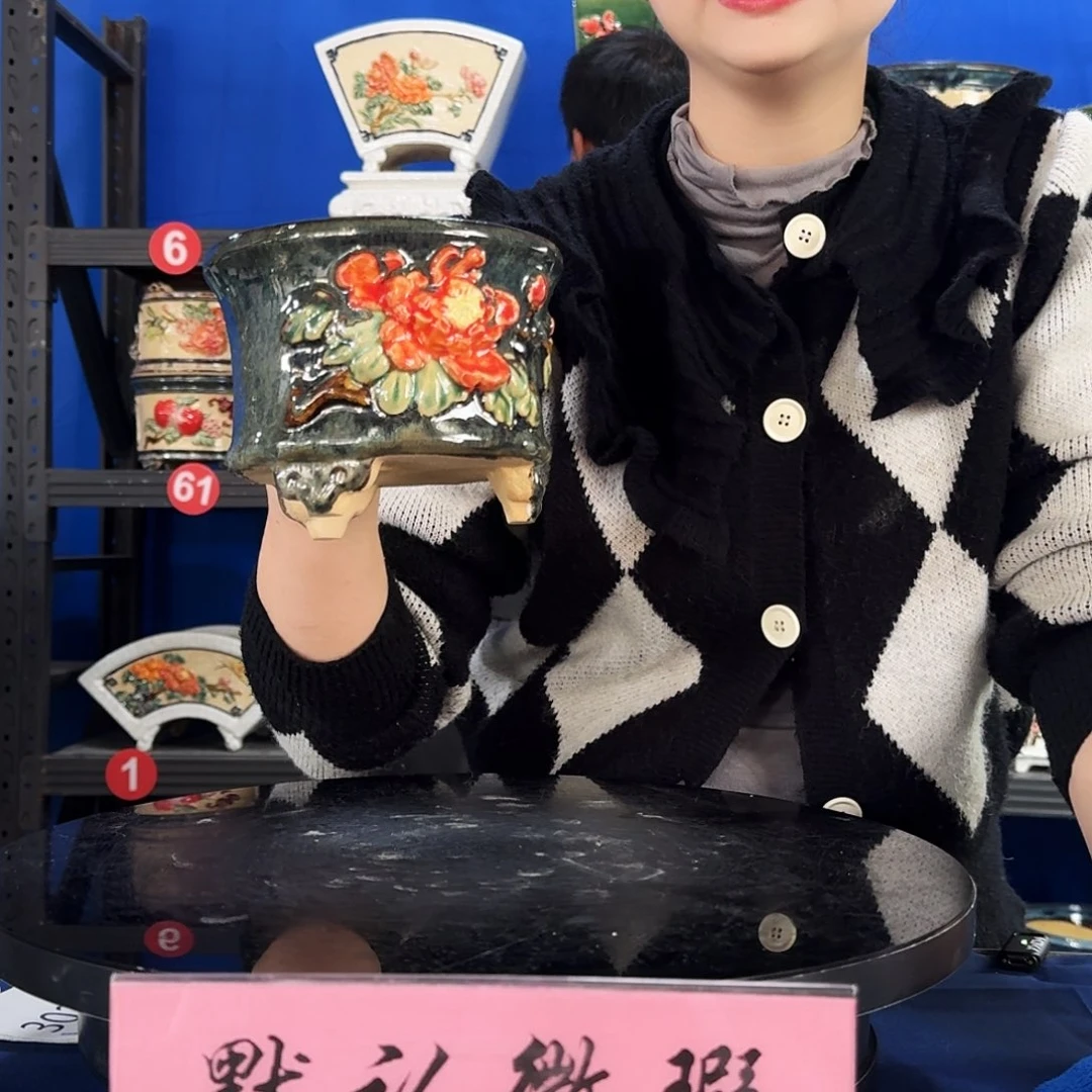 3060石湾微瑕腰圆外口15内深8