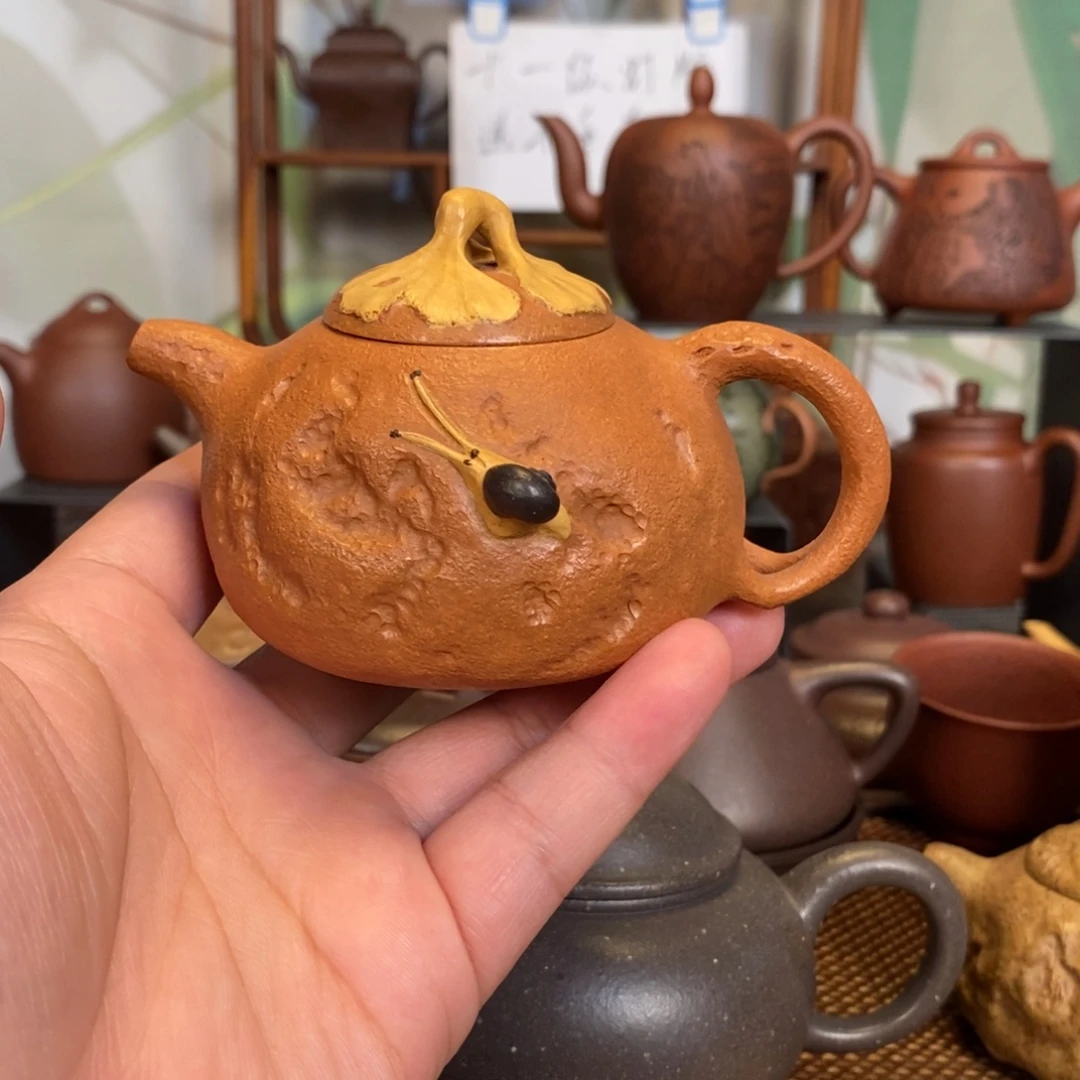 茶壶紫砂精工蜗牛供春