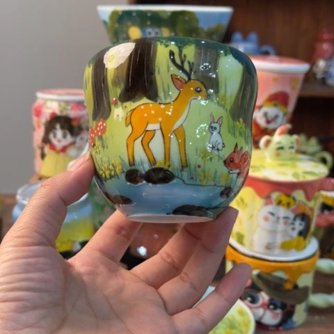 炉景德镇釉下手绘陶瓷