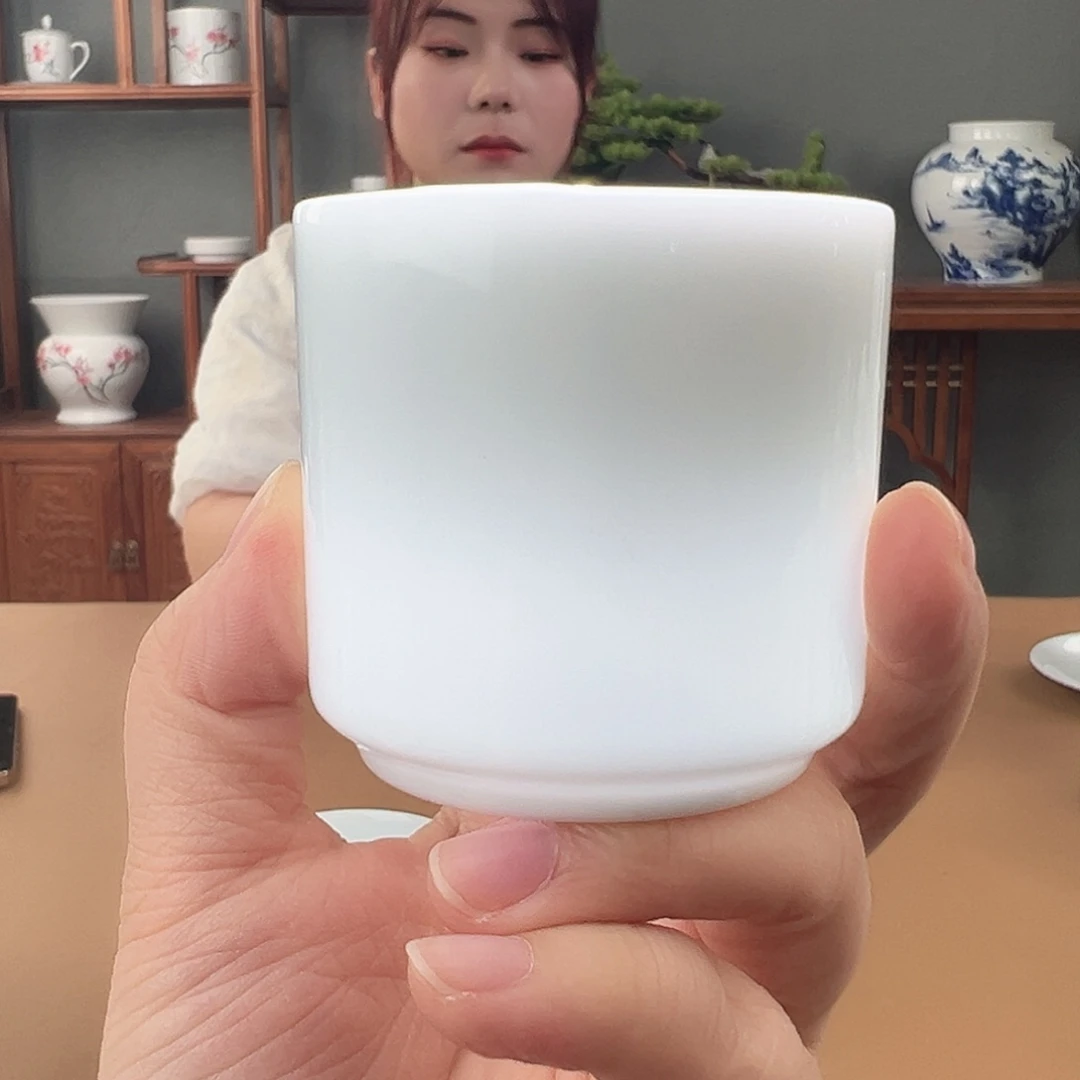 滑石子素胎直口杯（小号）