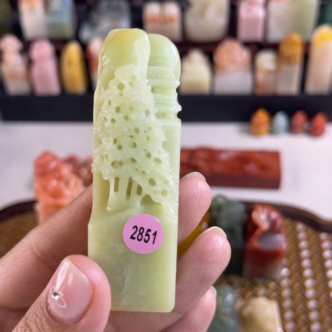 昌化石印石老***人2851包邮包刻