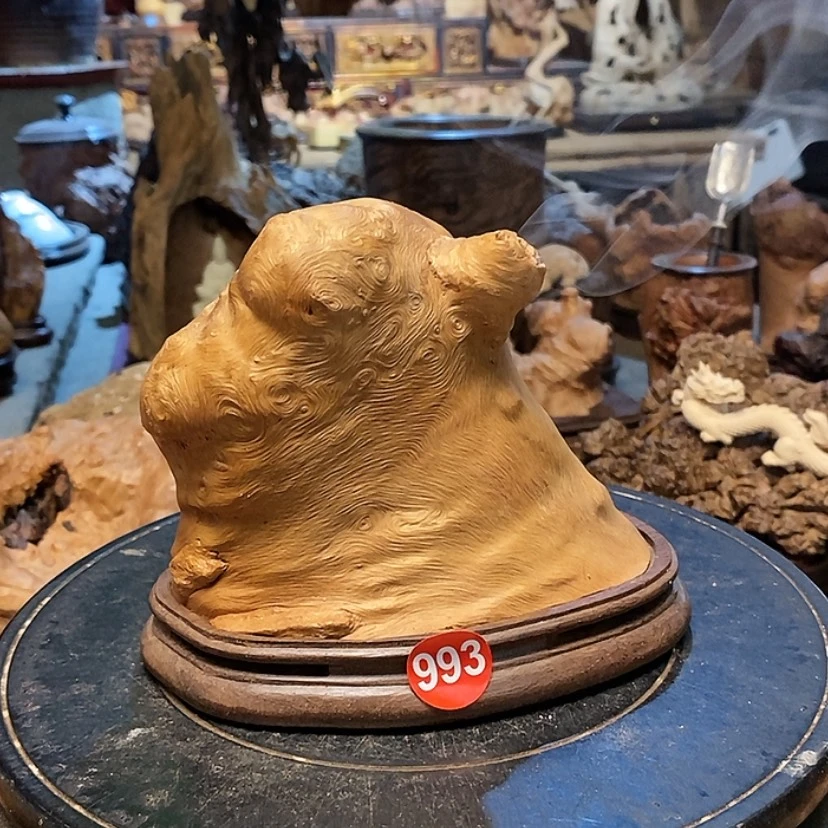 【闪购商品】993号荔枝木香炉工艺