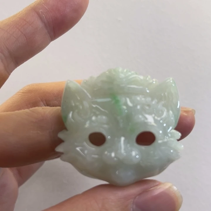 翡翠吊坠(赠链)未镶嵌代编织