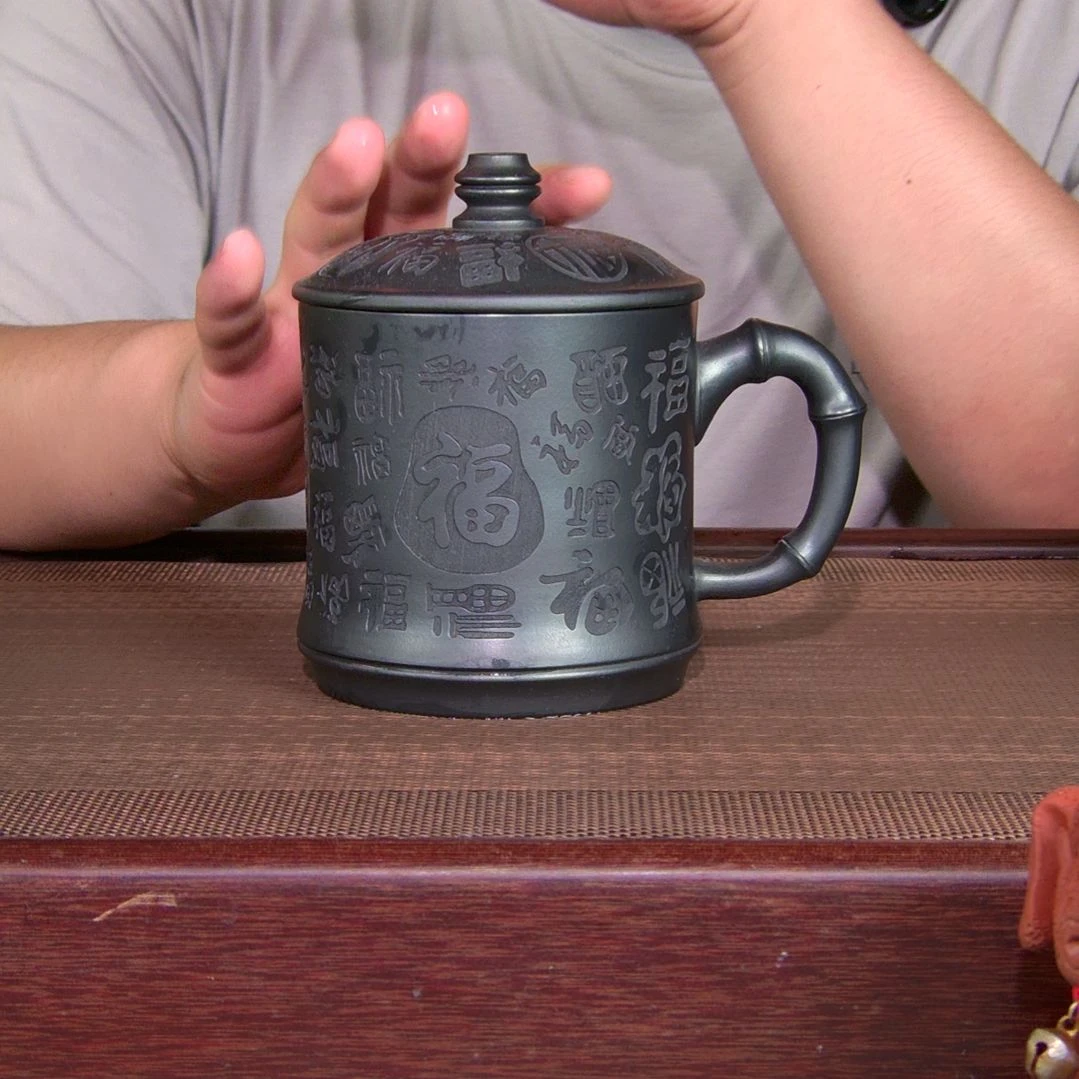 茶杯紫砂高货放漏