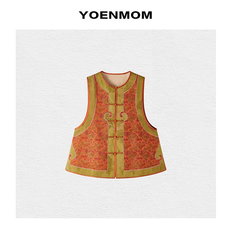 YOENMOM·敛香尘2025早春新品 重磅40姆米蚕丝香云纱手工如意马甲